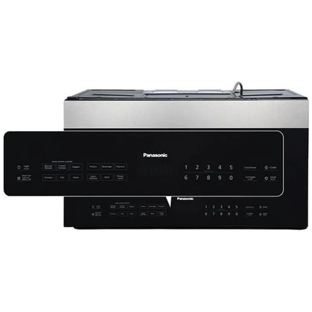 Panasonic NNSG158S Over the Range Microwave, 30 inch Exterior Width, 1.9 cu. ft. Capacity, 400 CFM, 1,000 W Watts, LED, Stainless Steel colour Genius Sensor Cooking
