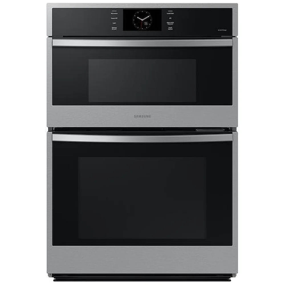 Samsung NQ70CG600DSRAA Microwave Wall Oven Combo, 30 inch Exterior Width, Convection, Self Clean, 7 cu. ft. Capacity, Temperature Probe, Wifi Enabled, Air Fry, Stainless Steel colour Air Fry, Air Sous Vide