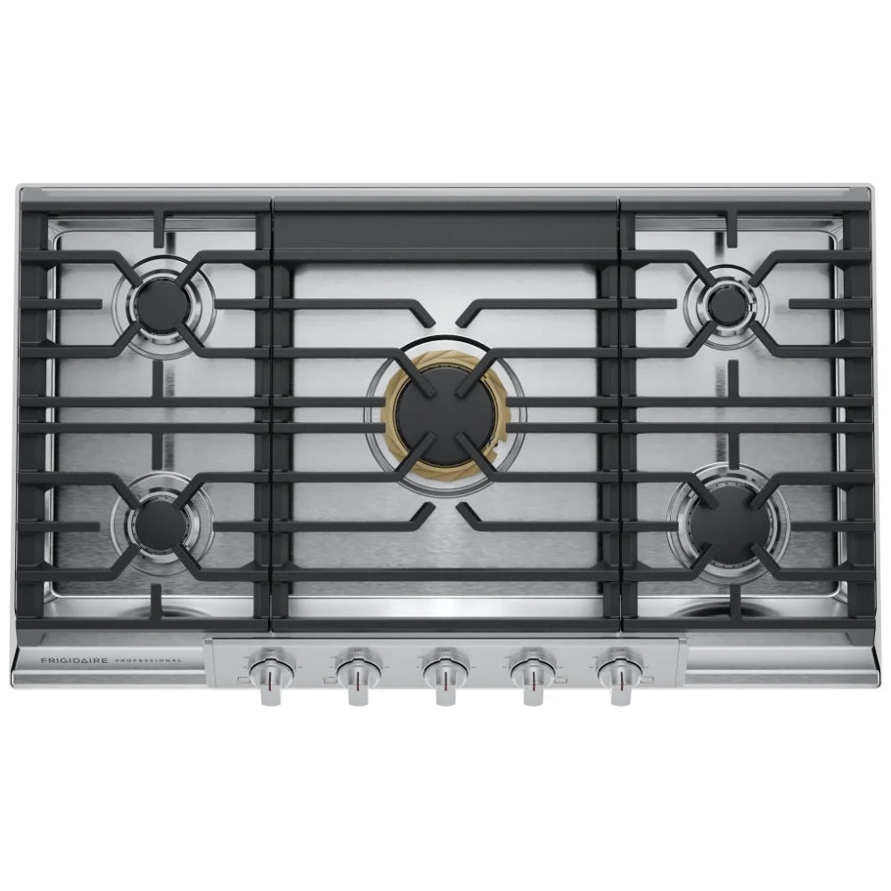 Frigidaire Professional 36'' Gas Cooktop PCCG3680AS front view