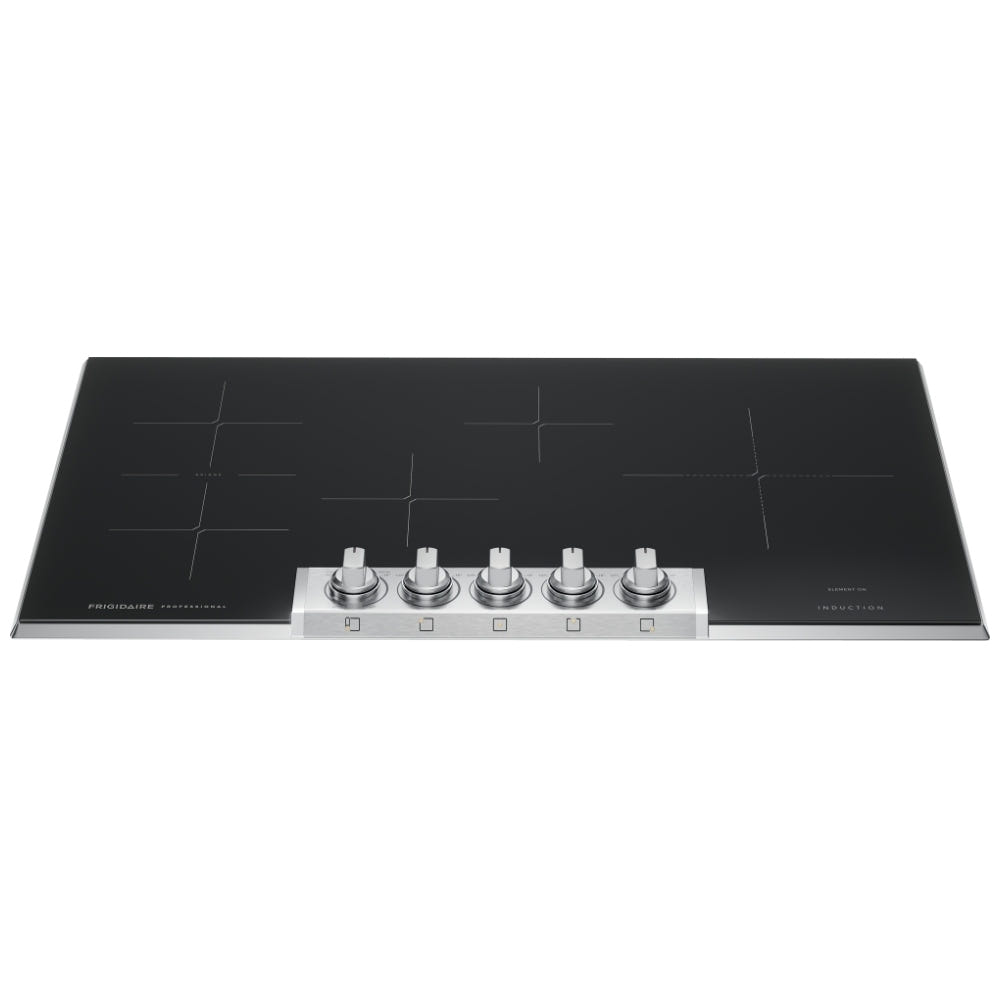 Frigidaire Professional PCCI3680AF Induction Cooktop, 36 inch Exterior Width, 5 Burners, Stainless Steel colour