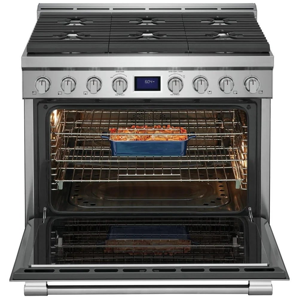 Frigidaire Professional 36'' Front Control Freestanding Gas Range PCFG3670AF