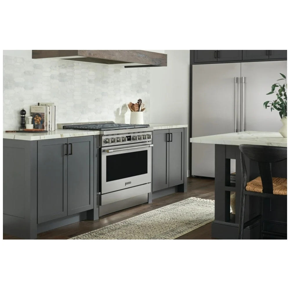 Frigidaire Professional 36'' Front Control Freestanding Gas Range PCFG3670AF