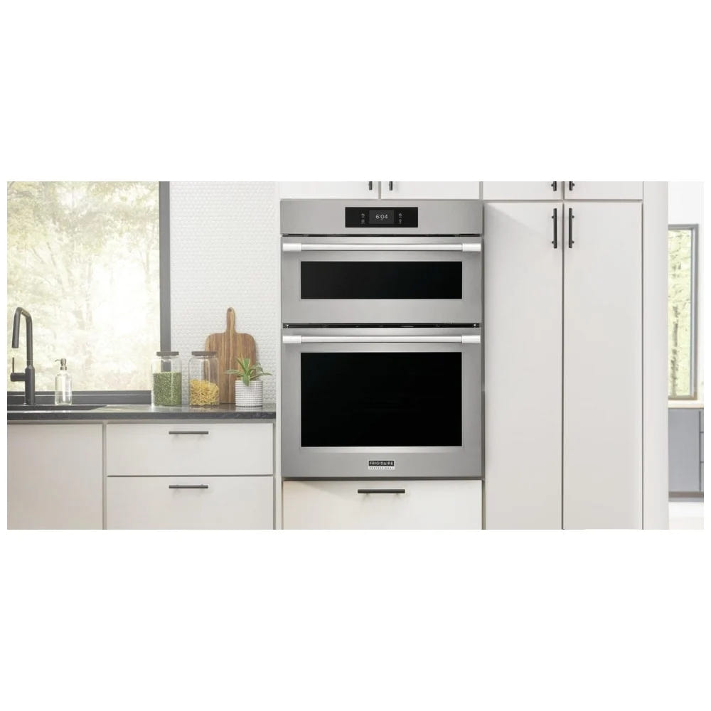 Frigidaire Professional 30'' Electric Wall Oven and Microwave Combination with Total Convection PCWM3080AF