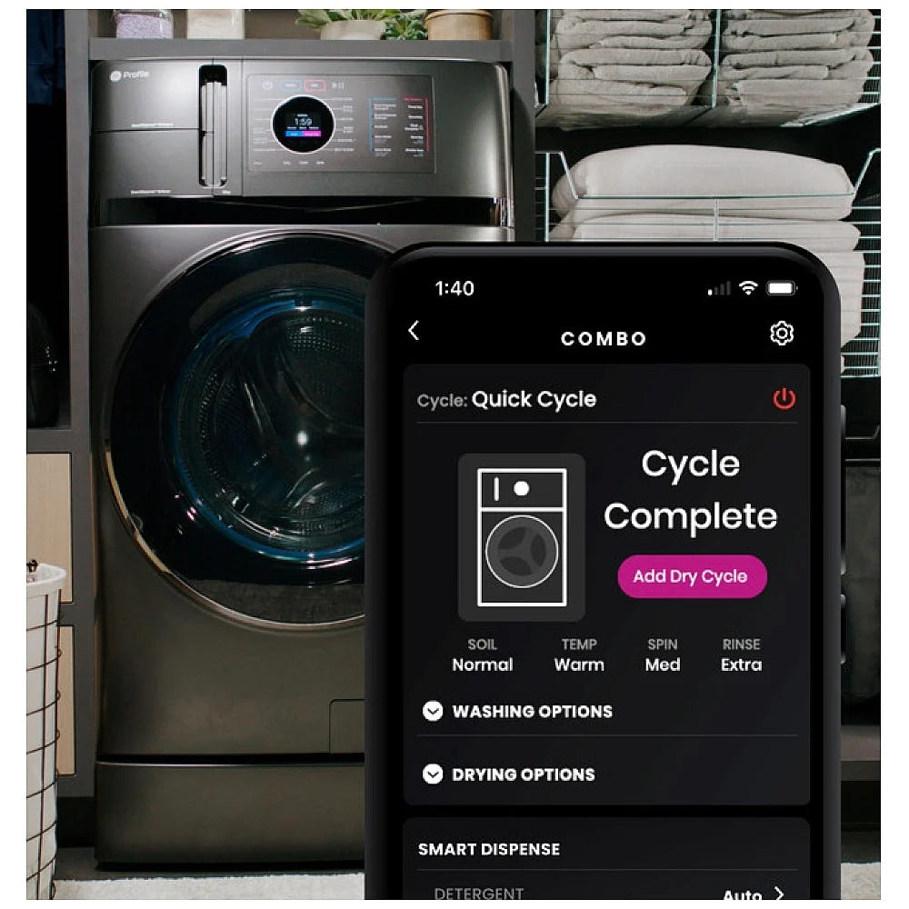GE Profile PFQ97HSPVDS Front Load Washer