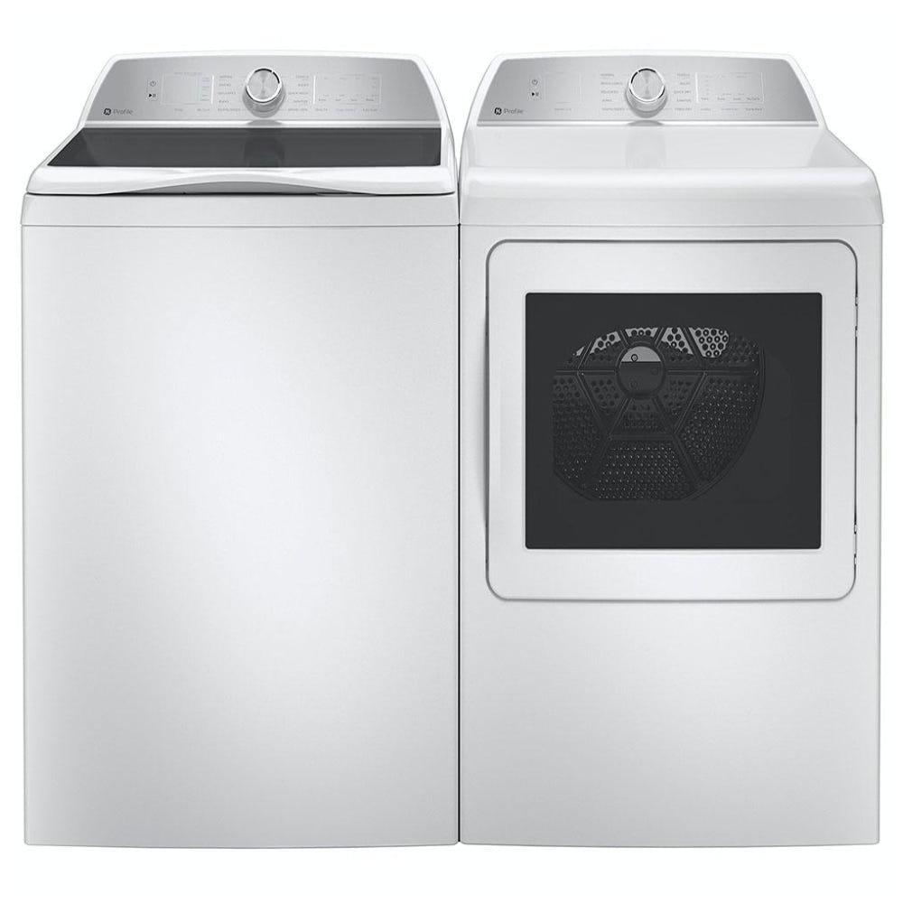 GE Profile PTD60GBSRWS Gas Dryer