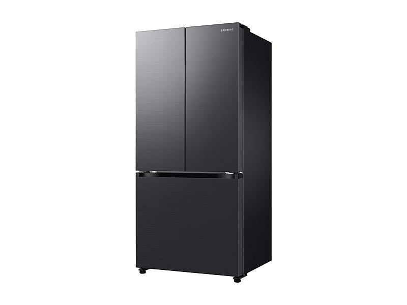 Samsung RF18A5101MT Counter Depth French Door Refrigerator, 33 inch Width, ENERGY STAR Certified, 18 cu. ft. Capacity, Counter Depth, Ice Dispenser (Freezer Located), Black Caviar Matt colour, Twin Cooling Plus™