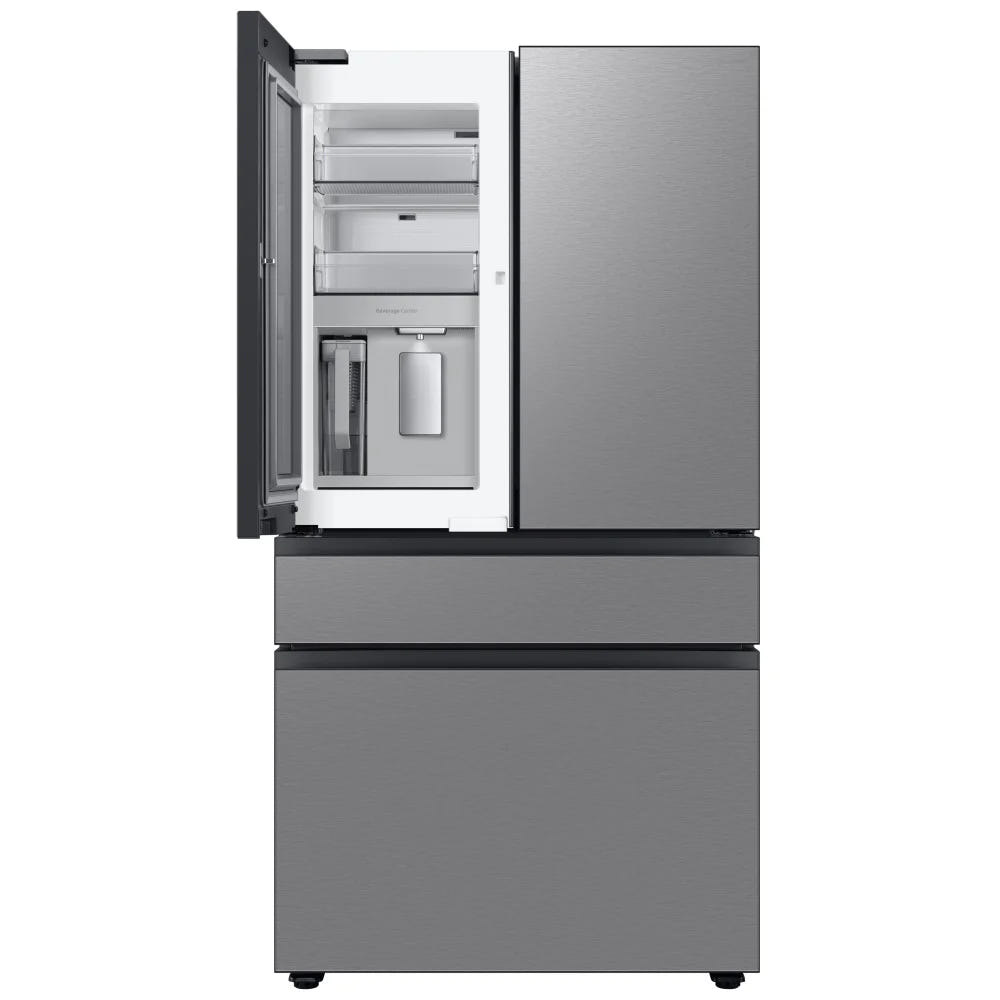Samsung Bespoke RF23BB8600QLAA Counter Depth French Door Refrigerator, 36 inch Width, ENERGY STAR Certified, 22.8 cu. ft. Capacity, Counter Depth, Water Dispenser (Interior), Ice Dispenser (Freezer Located), Stainless Steel colour