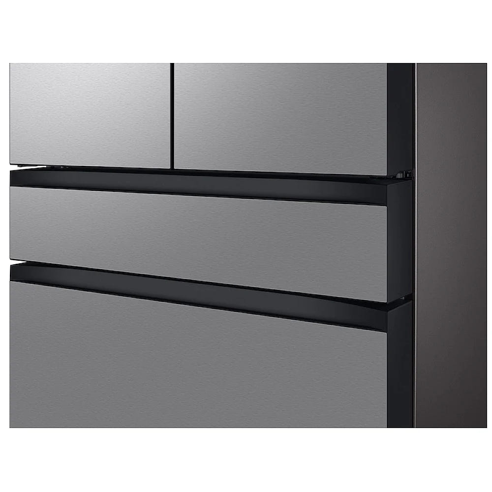 Samsung Bespoke RF23BB8600QLAA Counter Depth French Door Refrigerator, 36 inch Width, ENERGY STAR Certified, 22.8 cu. ft. Capacity, Counter Depth, Water Dispenser (Interior), Ice Dispenser (Freezer Located), Stainless Steel colour