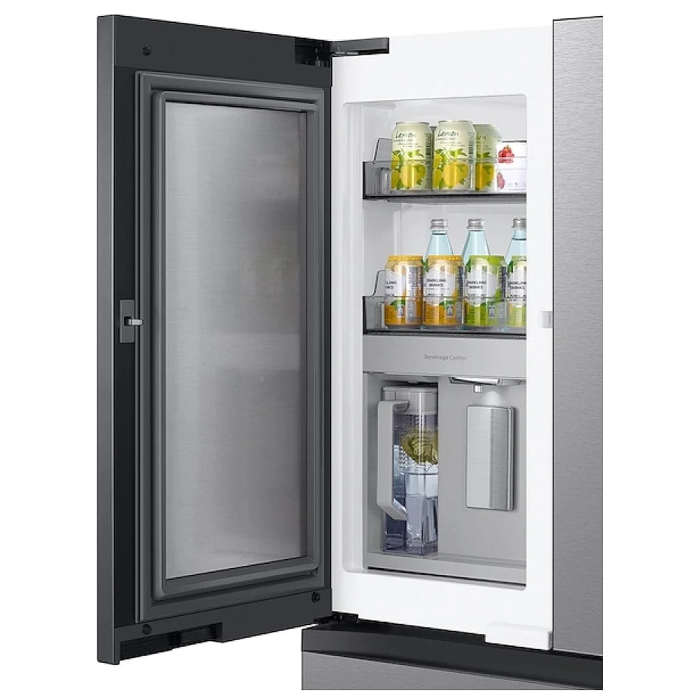 Samsung Bespoke RF23BB8600QLAA Counter Depth French Door Refrigerator, 36 inch Width, ENERGY STAR Certified, 22.8 cu. ft. Capacity, Counter Depth, Water Dispenser (Interior), Ice Dispenser (Freezer Located), Stainless Steel colour