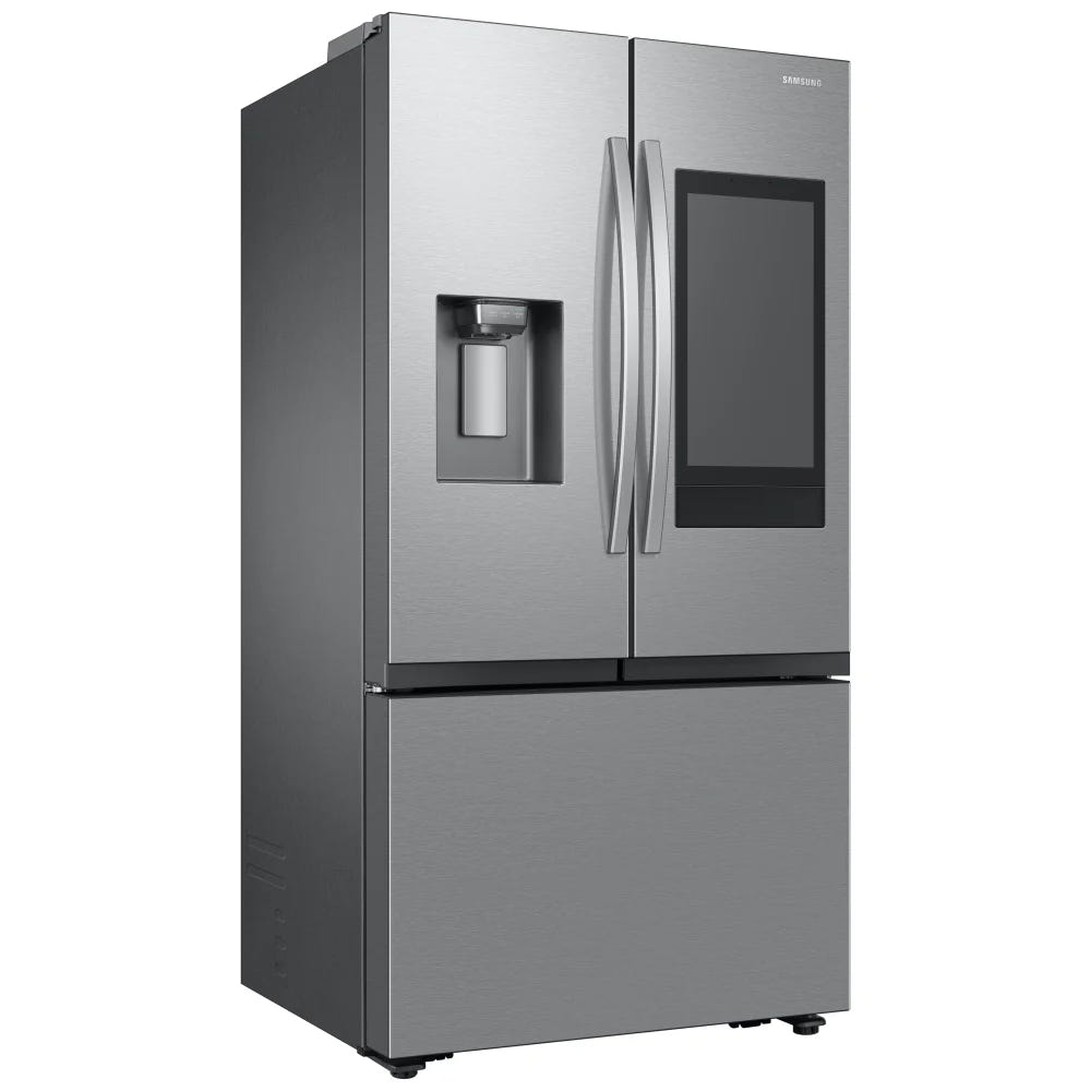 Samsung RF27CG5900SRAC Counter Depth French Door Refrigerator, 36 inch Width, ENERGY STAR Certified, 26 cu. ft. Capacity, Counter Depth, Water Dispenser (Exterior), Ice Dispenser (Thru Door), Stainless Steel colour Family Hub