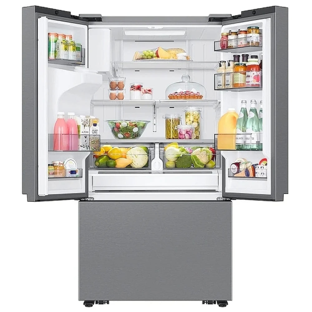 Samsung RF27CG5B10SRAA Counter Depth French Door Refrigerator, 36 inch Width, ENERGY STAR Certified, 26 cu. ft. Capacity, Counter Depth, Water Dispenser (Exterior), Ice Dispenser (Thru Door)
