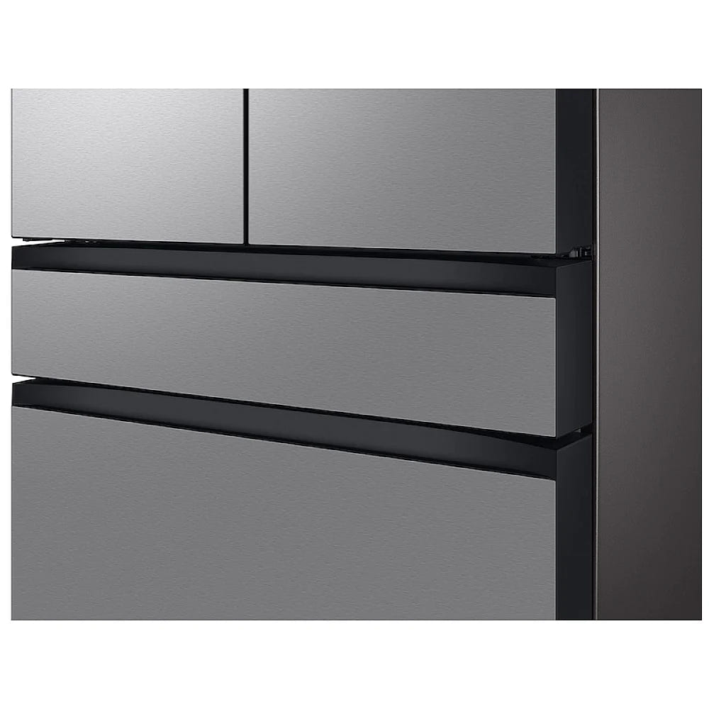 Samsung Bespoke RF29BB8600QLAA French Door Refrigerator, 36 inch Width, ENERGY STAR Certified, 28.8 cu. ft. Capacity, Water Dispenser (Interior), Ice Dispenser (Freezer Located), Stainless Steel colour Beverage Center,