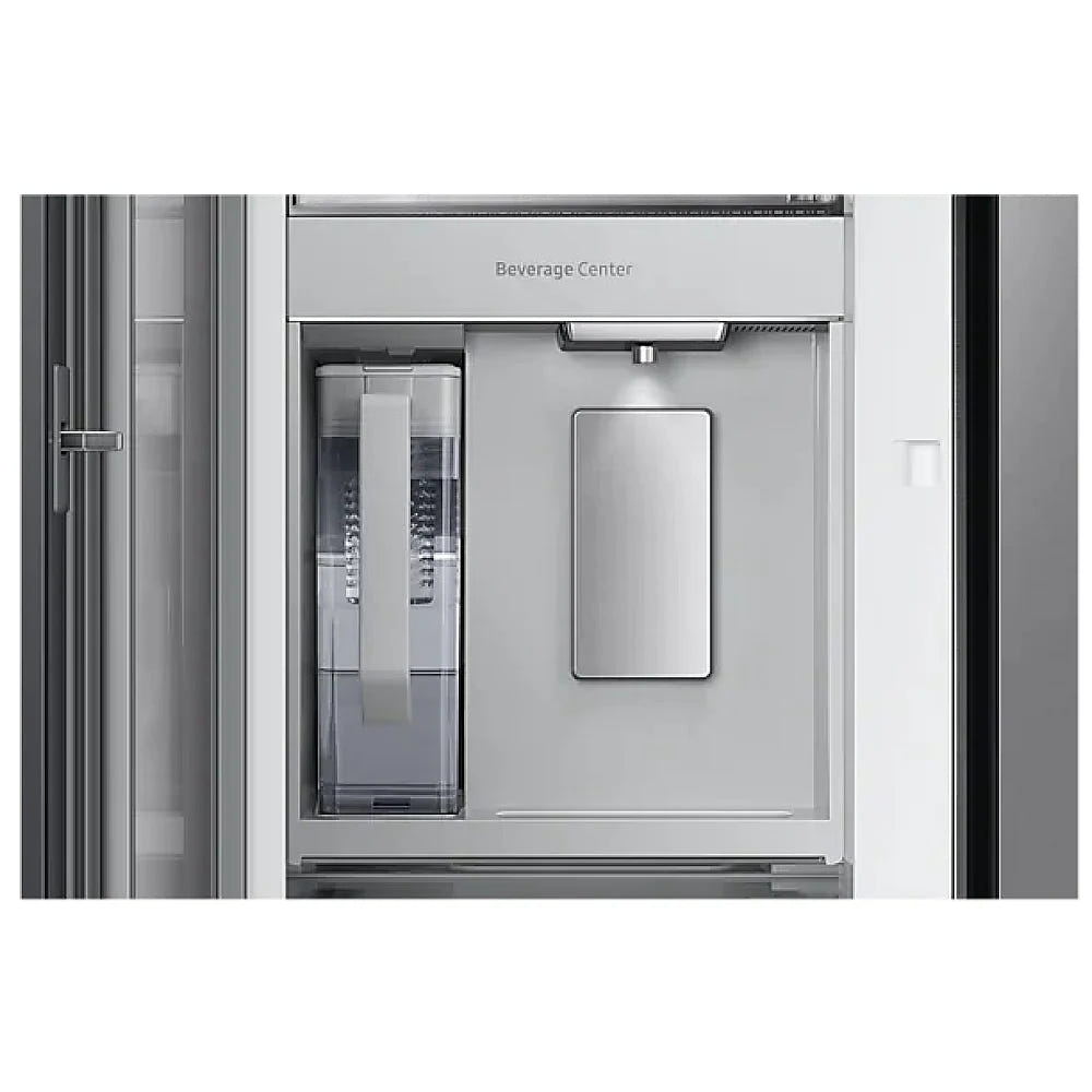 Samsung Bespoke RF30BB6600QLAA French Door Refrigerator, 36 inch Width, ENERGY STAR Certified, 30.1 cu. ft. Capacity, Water Dispenser (Interior), Ice Dispenser (Freezer Located), Stainless Steel colour Beverage Center