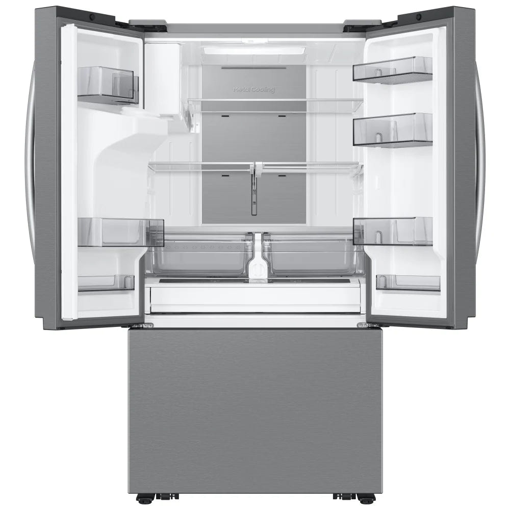 Samsung RF32CG5400SRAA French Door Refrigerator, 36 inch Width, ENERGY STAR Certified, 31 cu. ft. Capacity, Water Dispenser (Exterior), Ice Dispenser (Freezer Located),