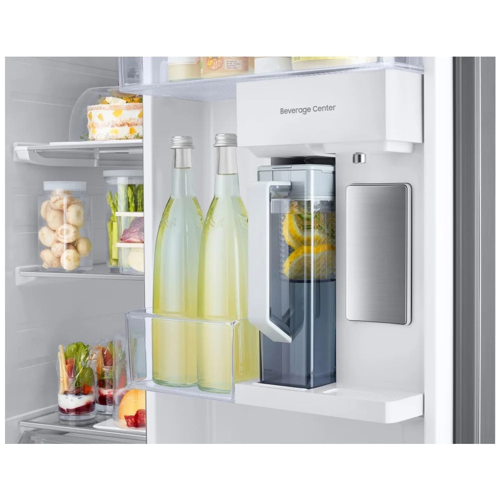 Samsung Bespoke RS23CB760012AA Side by Side Refrigerator, 36 inch Width, ENERGY STAR Certified, Counter Depth, Ice Dispenser (Freezer Located), Water Dispenser (Interior), 22.6 cu. ft. Capacity