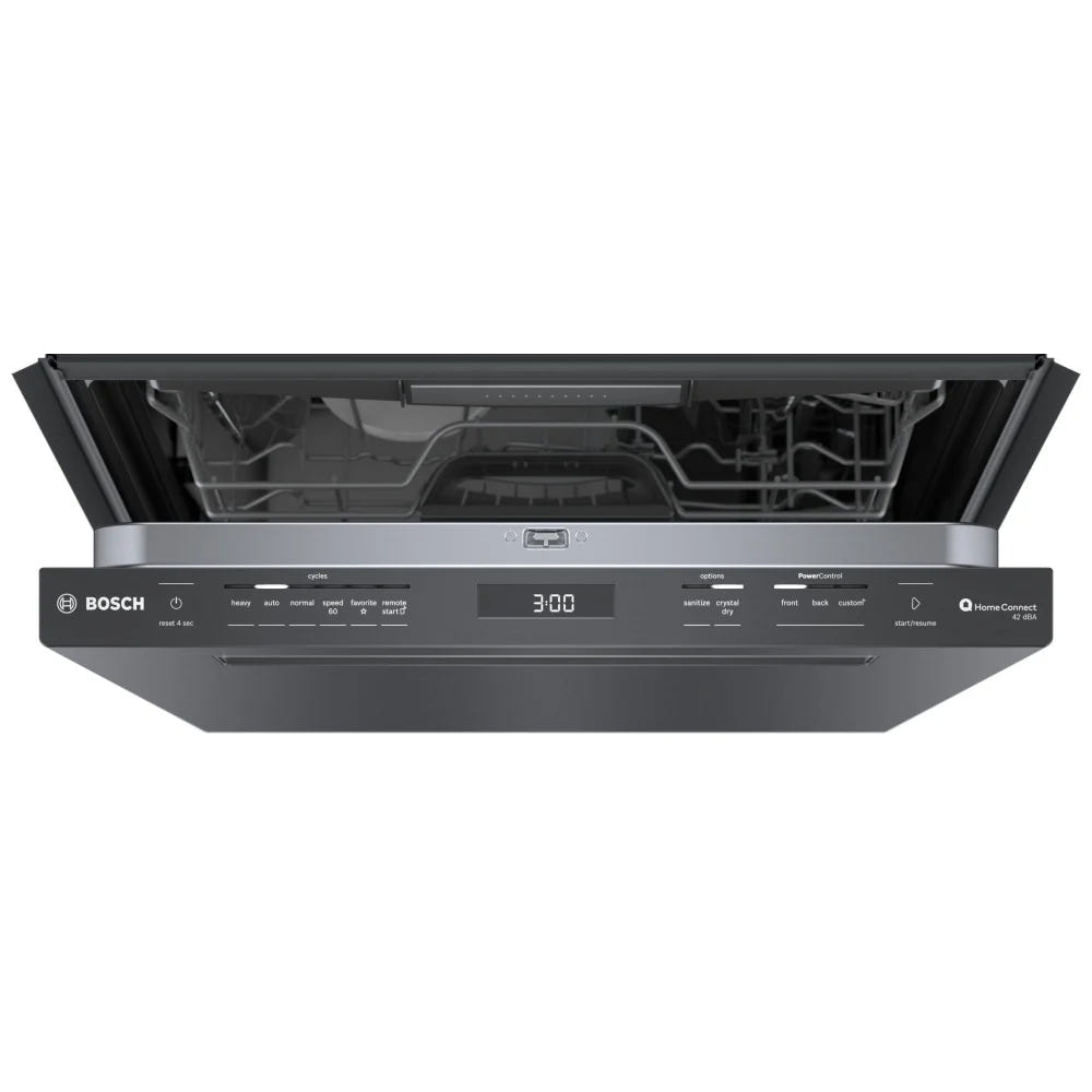 800 Series, Dishwasher, 24'', Brushed black steel anti-fingerprint SHP78CM4N