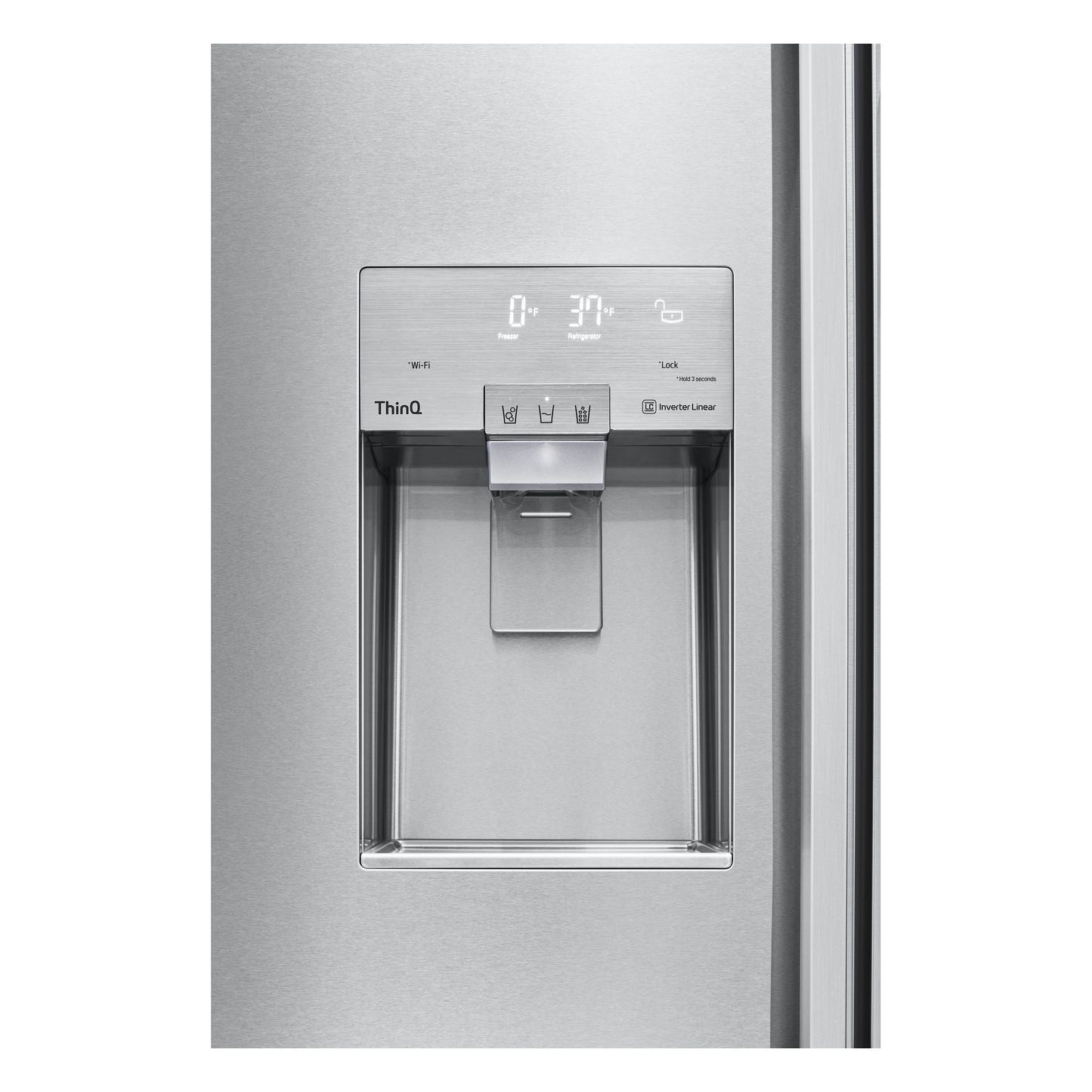 LG Studio SRSXB2622S Side by Side Built In Refrigerator