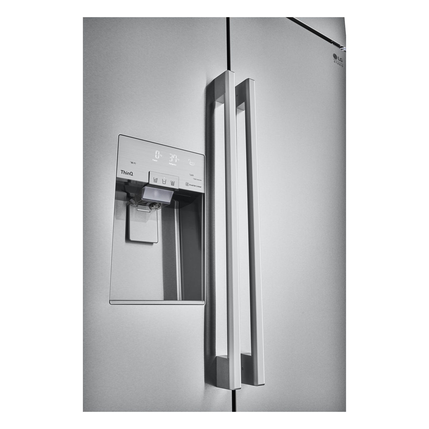 LG Studio SRSXB2622S Side by Side Built In Refrigerator
