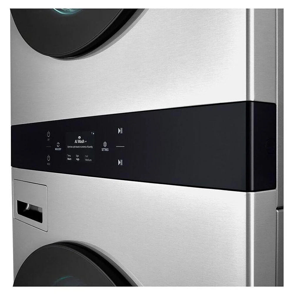 LG STUDIO WashTower™ with AIDD 2.0 and ezDispense. 5.8 and 7.4 cu.ft. SWWE50N3