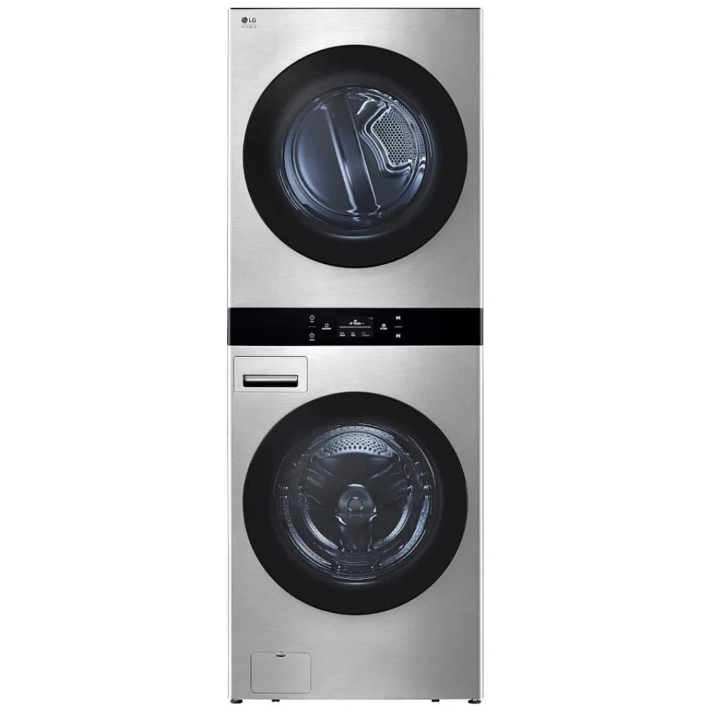 LG STUDIO WashTower™ with AIDD 2.0 and ezDispense. 5.8 and 7.4 cu.ft. SWWE50N3