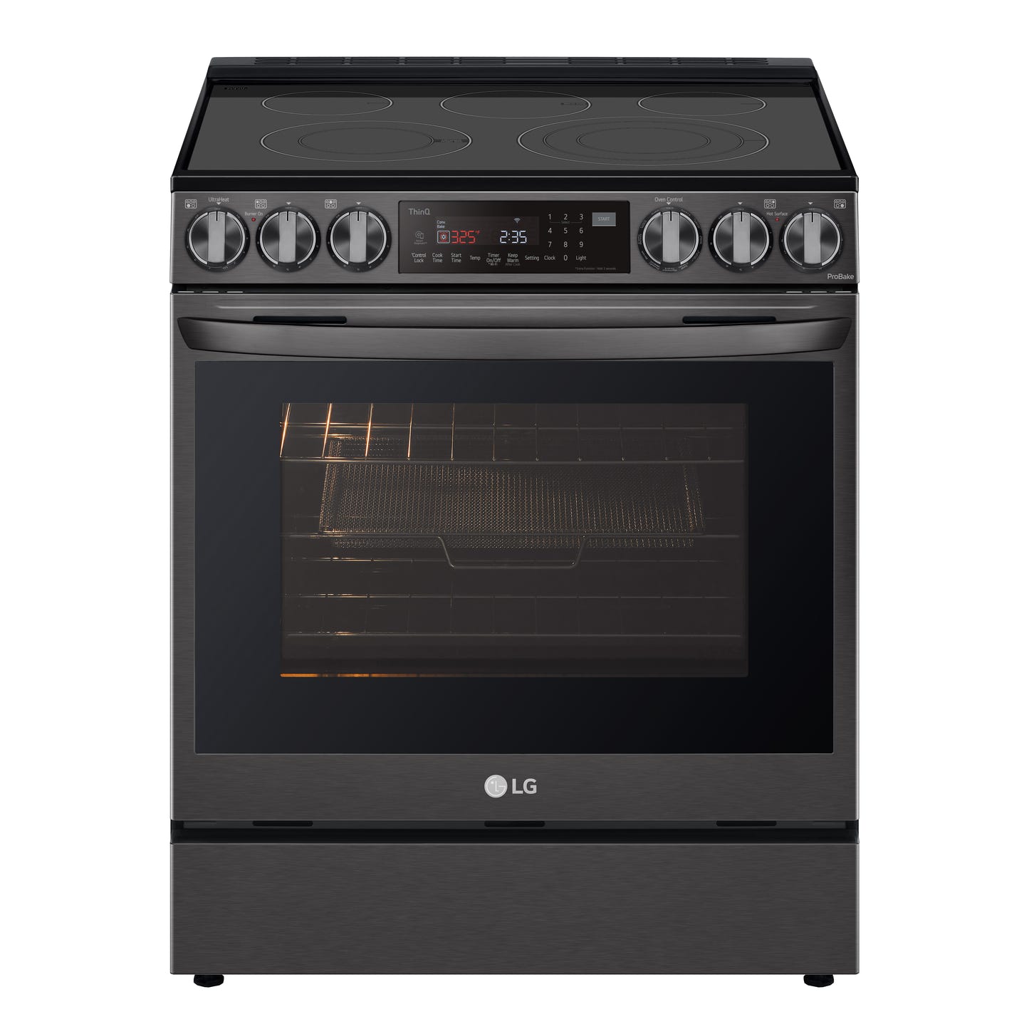 6.3 cu ft. Smart Wi-Fi Enabled ProBake Convection® InstaView™ Electric Slide-in Ranges with AirFry LSEL6335D