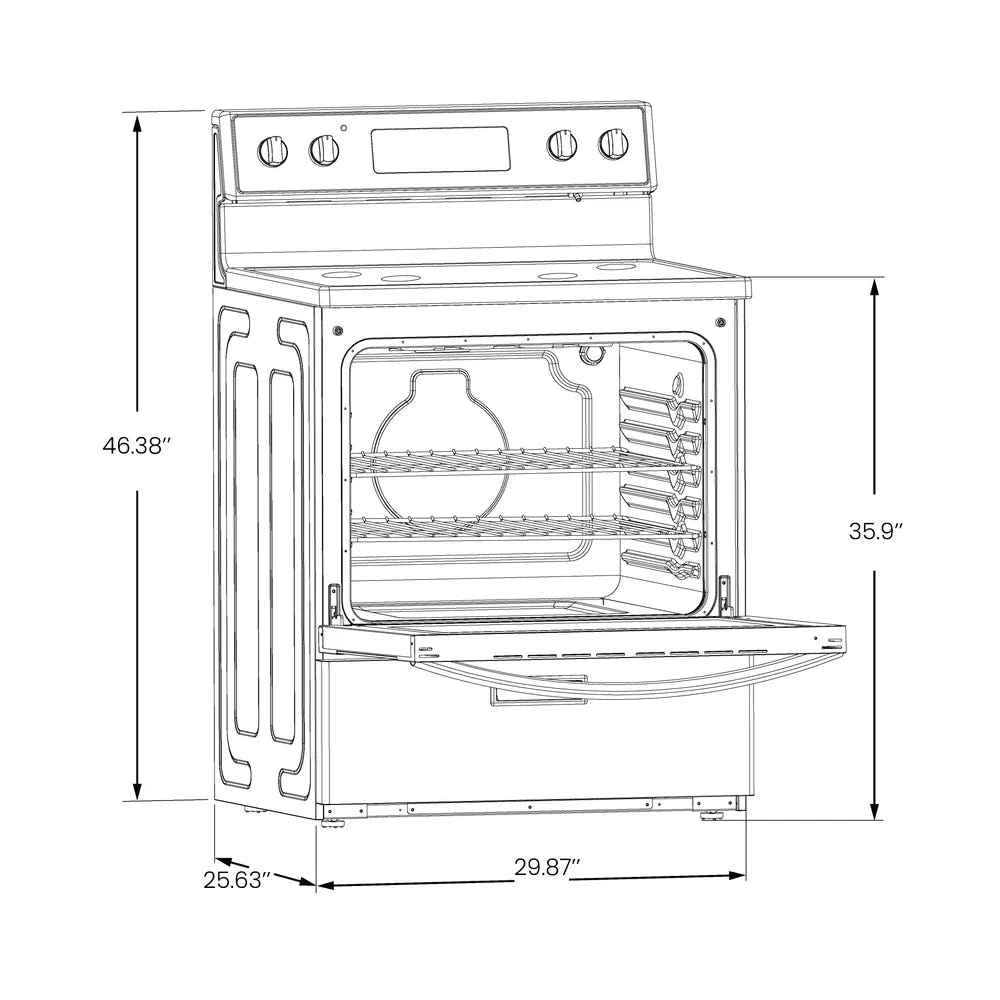 Vesta VRE-SASKATCHEWAN-30SS 30“ Electric Ranges