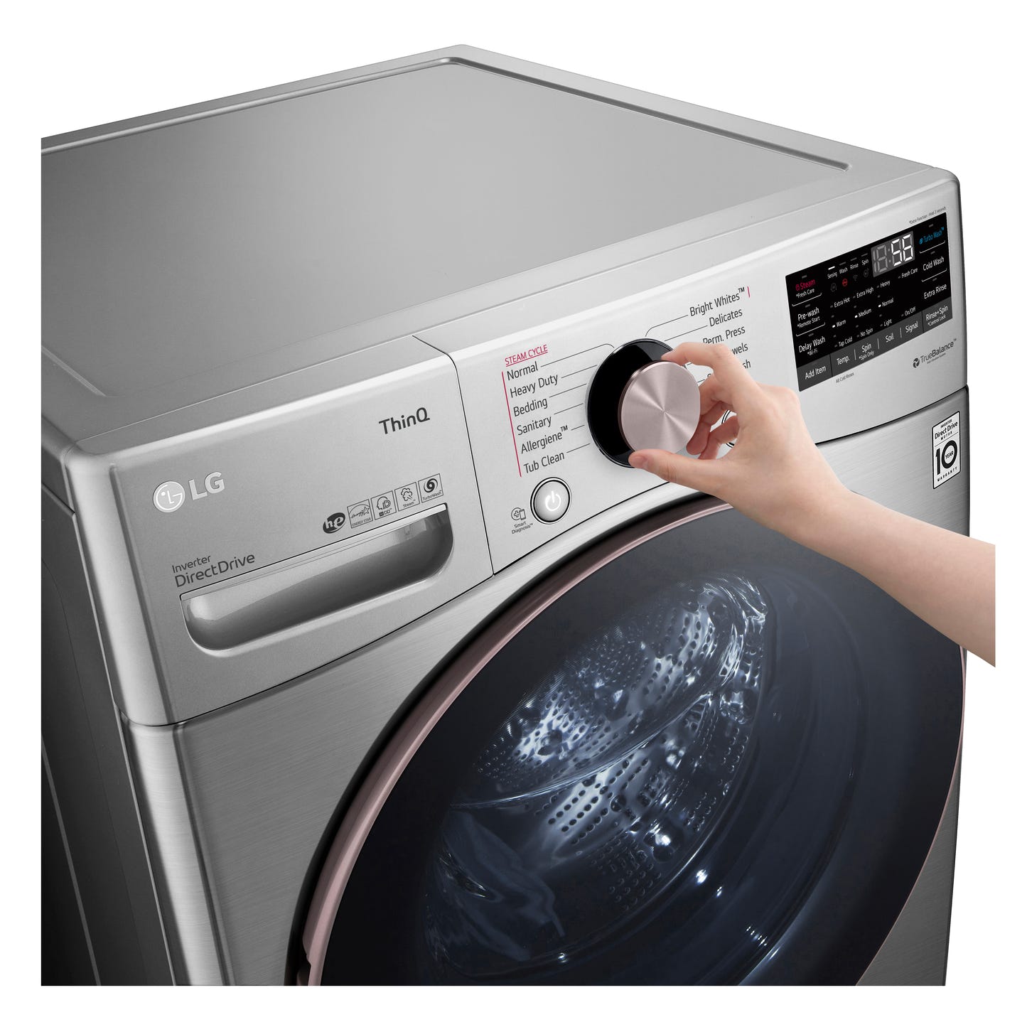 5.2 cu.ft. Ultra Large Capacity Front Load Washer with AI DD™ WM3850HVA