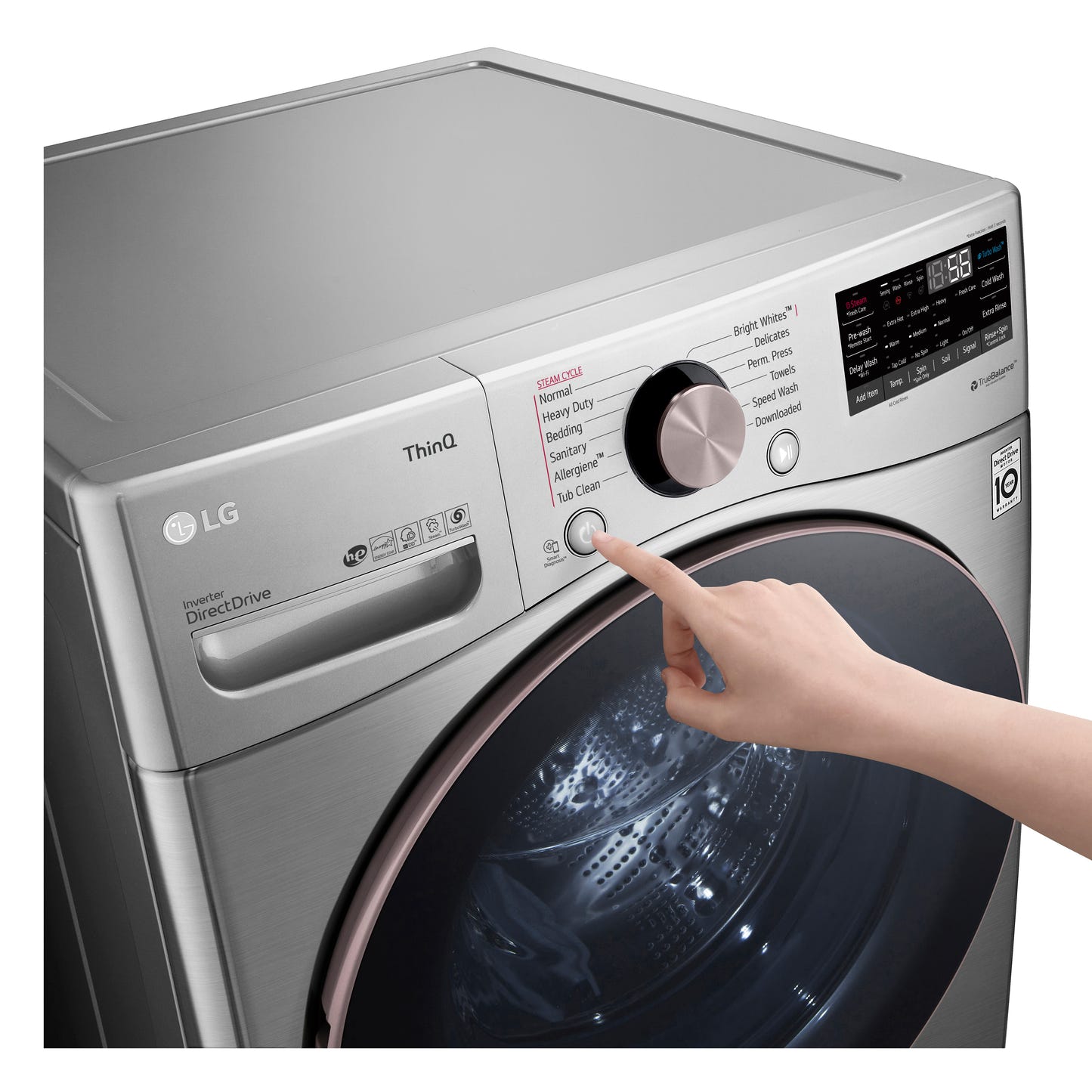 5.2 cu.ft. Ultra Large Capacity Front Load Washer with AI DD™ WM3850HVA