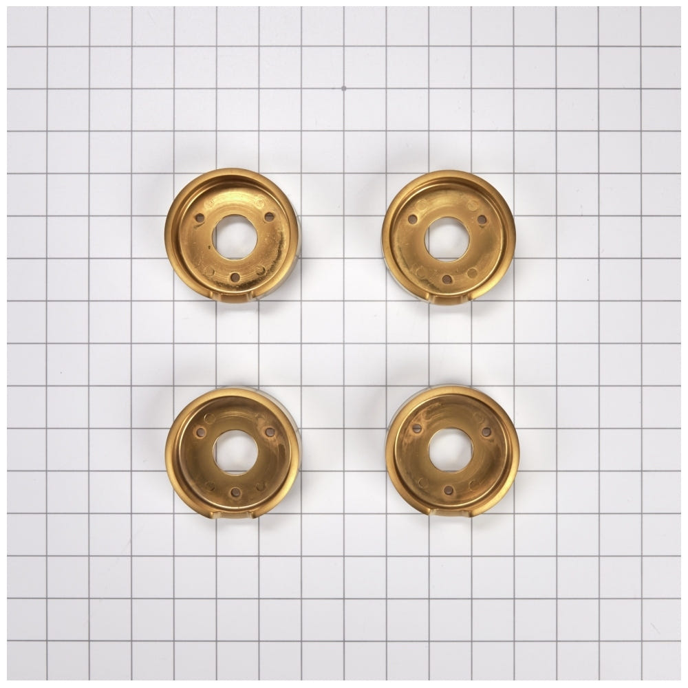JennAir W11323068 Range Brass Knob Bezels Set (4)