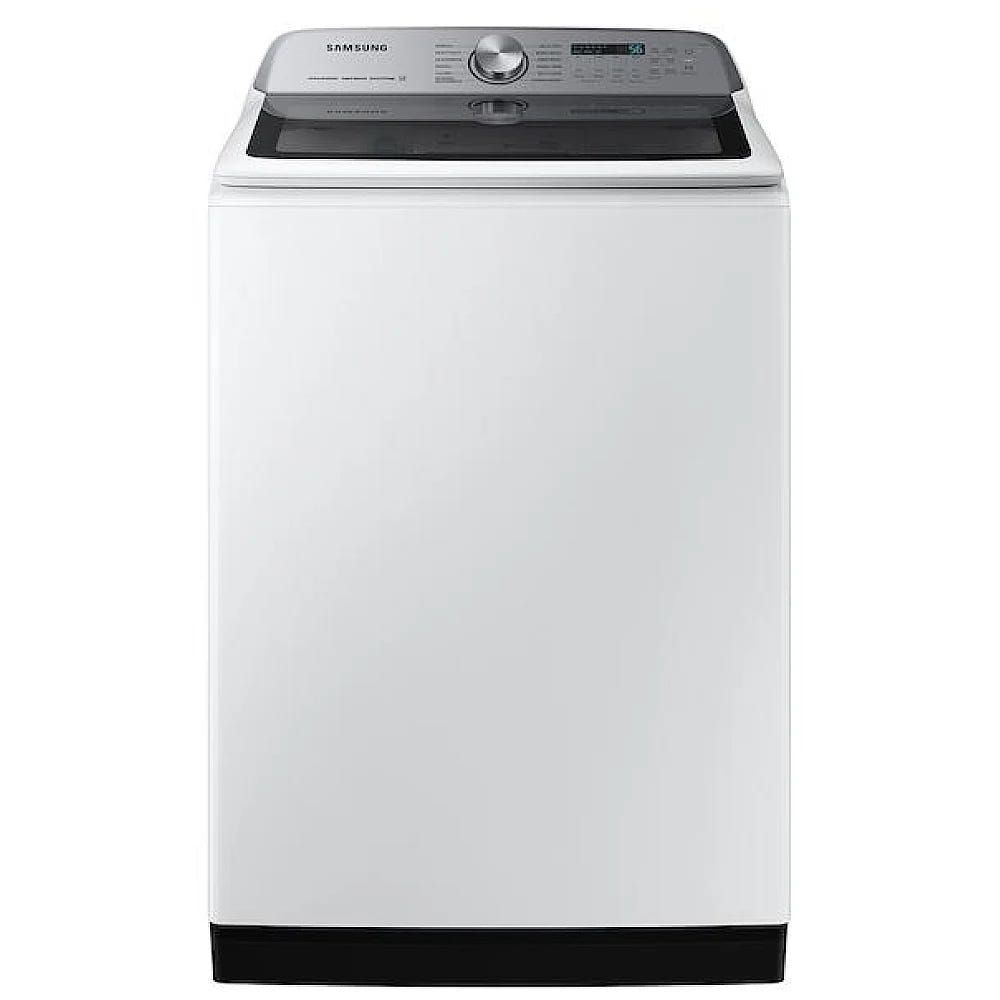 Samsung WA52DG5500AWUS Top Load Washer, ENERGY STAR Certified, 6 cu. ft. Washer Capacity, 12 Wash Cycles, 5 Temperature Settings, 750 RPM Washer Spin Speed, Impeller, Wifi Enabled, White colour