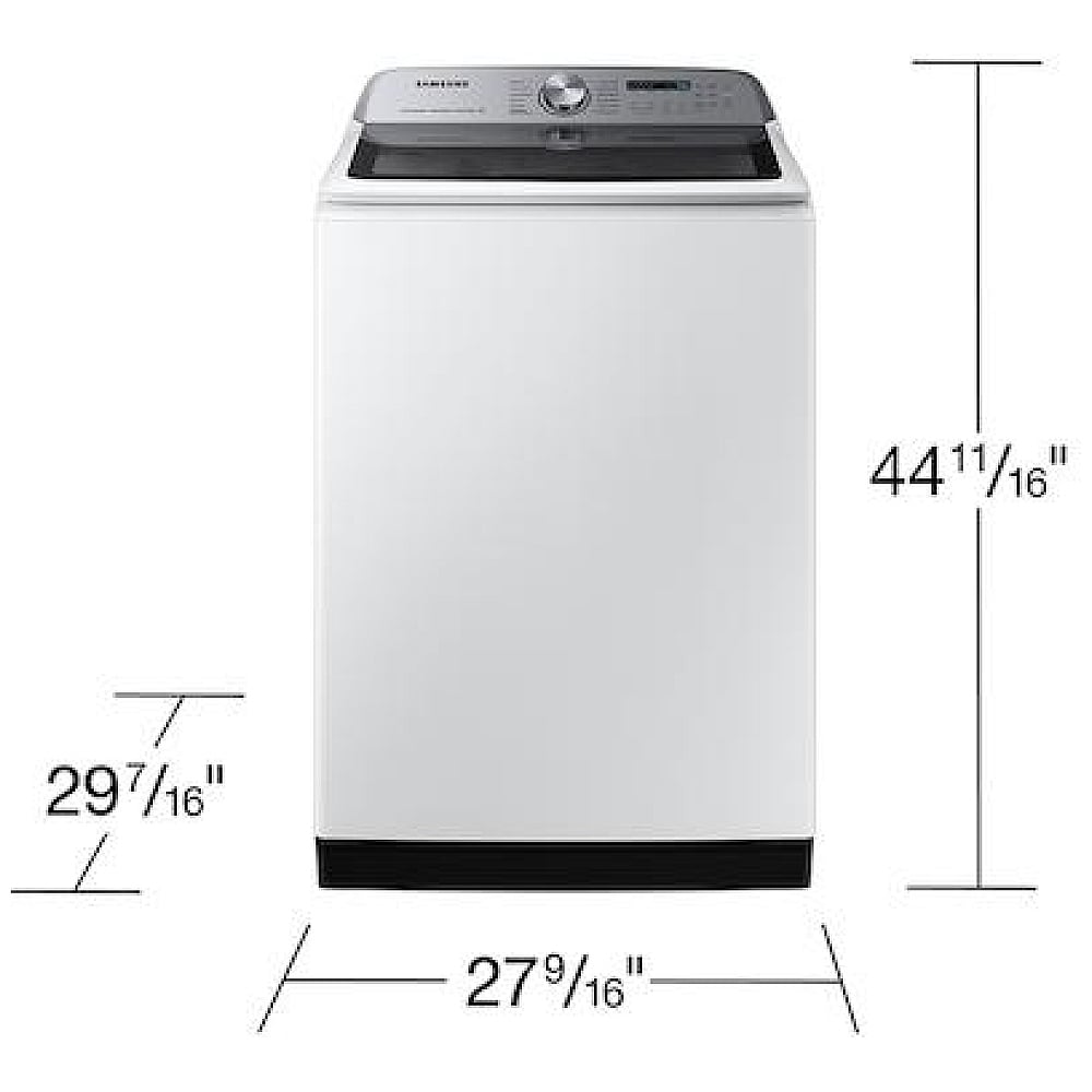 Samsung Top Load Washer WA52DG5500AWUS & Electric Dryer DVE52DG5505WAC
