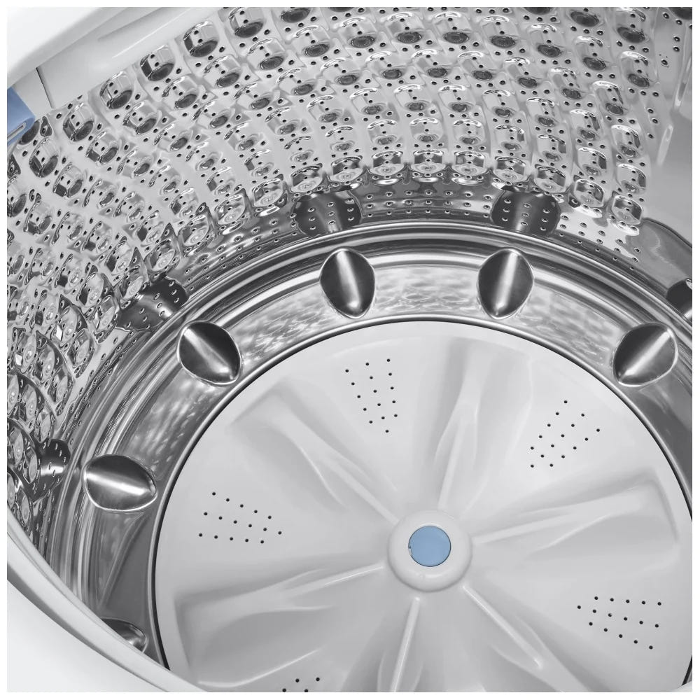 Samsung WA52DG5500AWUS Top Load Washer, ENERGY STAR Certified, 6 cu. ft. Washer Capacity, 12 Wash Cycles, 5 Temperature Settings, 750 RPM Washer Spin Speed, Impeller, Wifi Enabled, White colour