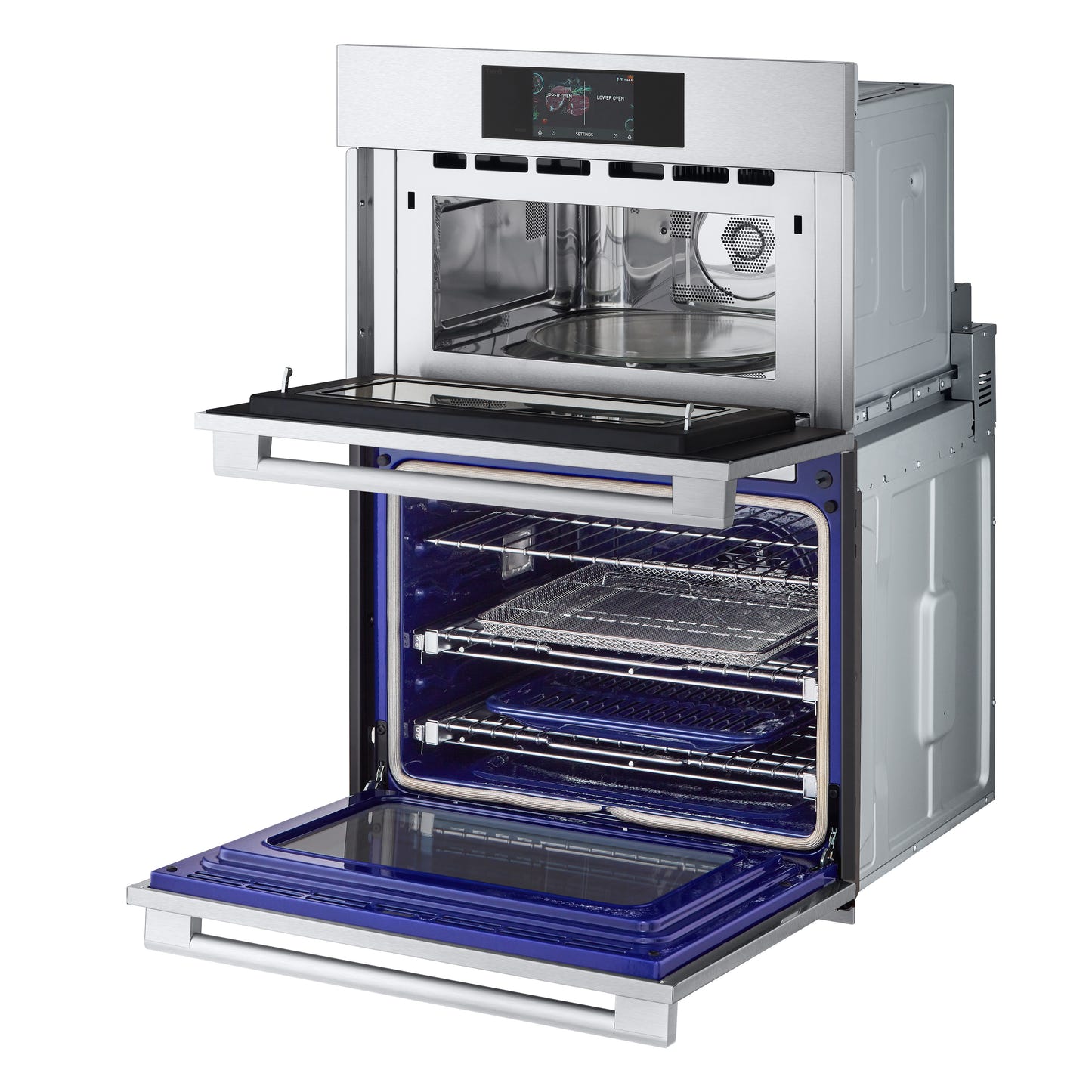 LG STUDIO 1.7/4.7 cu. ft. Combination Double Wall Oven with Air Fry WCES6428F