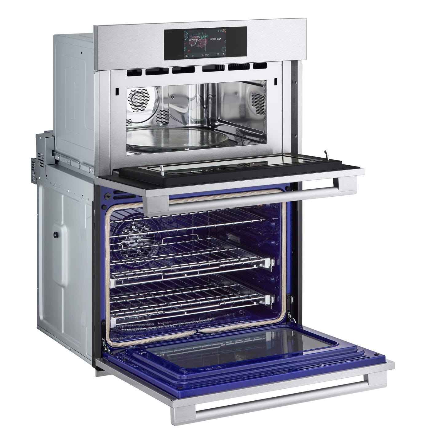 LG STUDIO 1.7/4.7 cu. ft. Combination Double Wall Oven with Air Fry WCES6428F