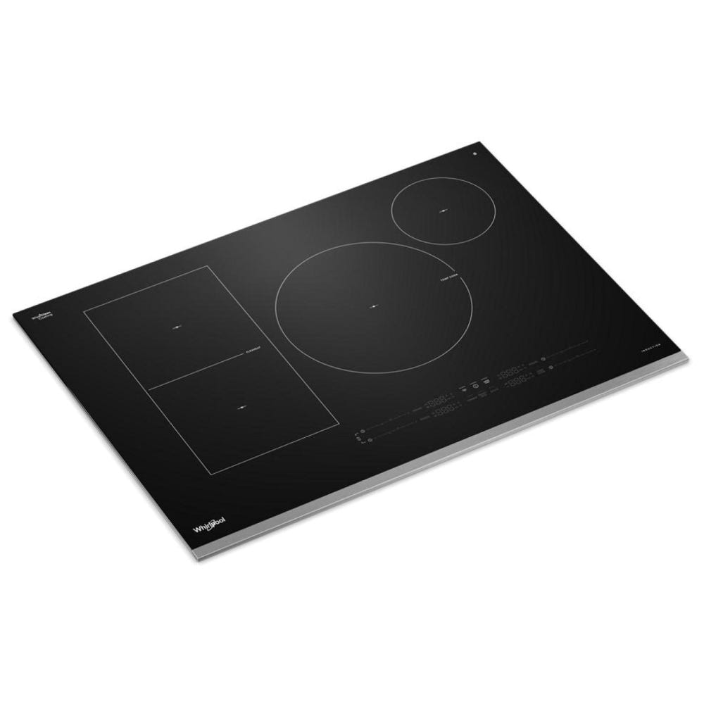 Whirlpool WCIT7530SS 电磁炉,30 英寸外部宽度,4 个燃烧器,不锈钢色
