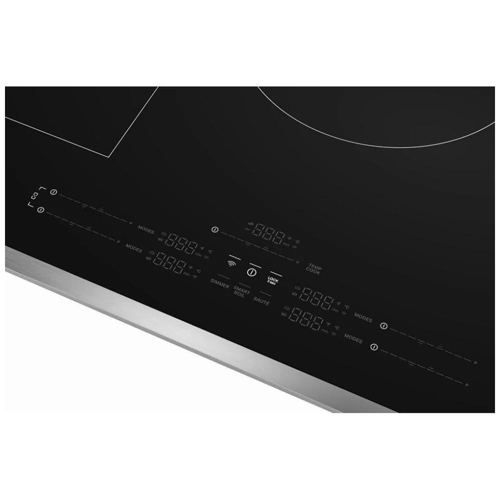 Whirlpool WCIT7536SS 电磁炉,36 英寸外部宽度,5 个燃烧器,不锈钢色