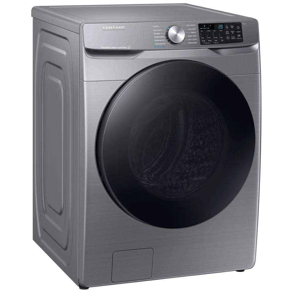 Samsung WF45B6300AP - WF45B6300AP/US Front Load Washer, ENERGY STAR Certified, 5.2 cu. ft. Washer Capacity, 1,200 RPM Washer Spin Speed, 12 Wash Cycles, 5 Temperature Settings, Water Heater, Steam Clean, Wifi Enabled, Grey colour