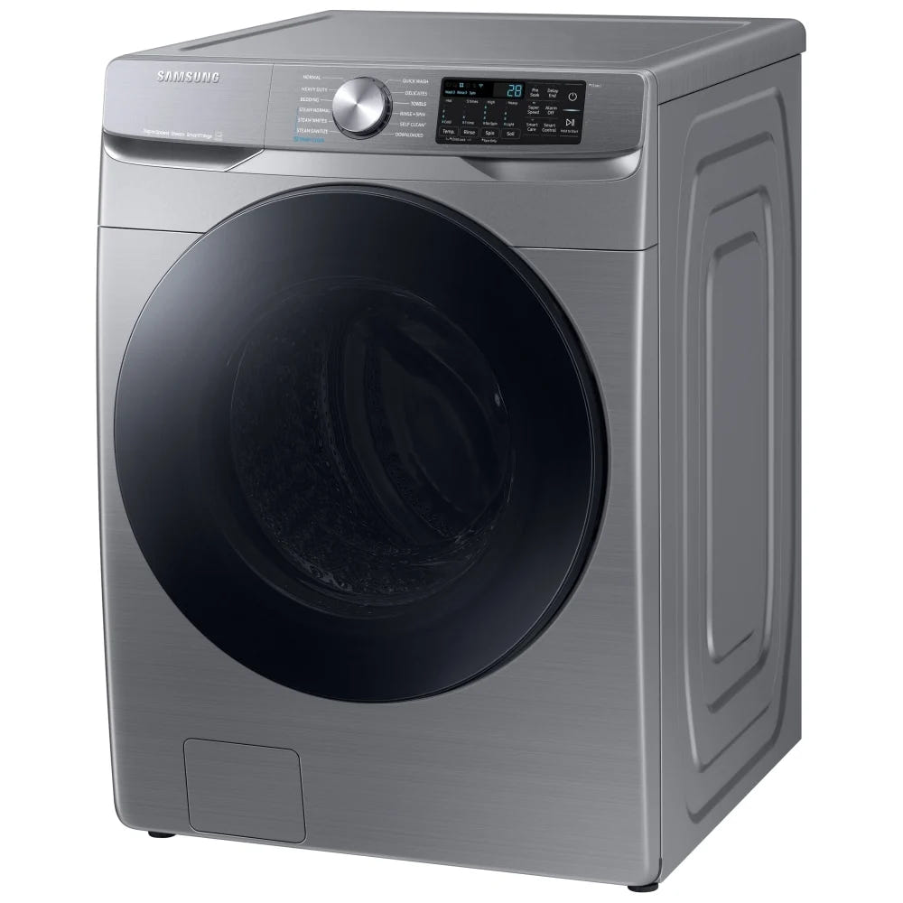 Samsung WF45B6300AP - WF45B6300AP/US Front Load Washer, ENERGY STAR Certified, 5.2 cu. ft. Washer Capacity, 1,200 RPM Washer Spin Speed, 12 Wash Cycles, 5 Temperature Settings, Water Heater, Steam Clean, Wifi Enabled, Grey colour