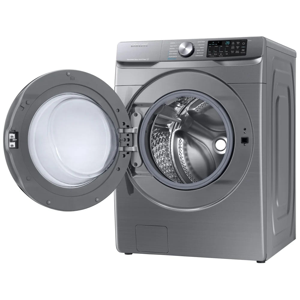 Samsung WF45B6300AP - WF45B6300AP/US Front Load Washer, ENERGY STAR Certified, 5.2 cu. ft. Washer Capacity, 1,200 RPM Washer Spin Speed, 12 Wash Cycles, 5 Temperature Settings, Water Heater, Steam Clean, Wifi Enabled, Grey colour