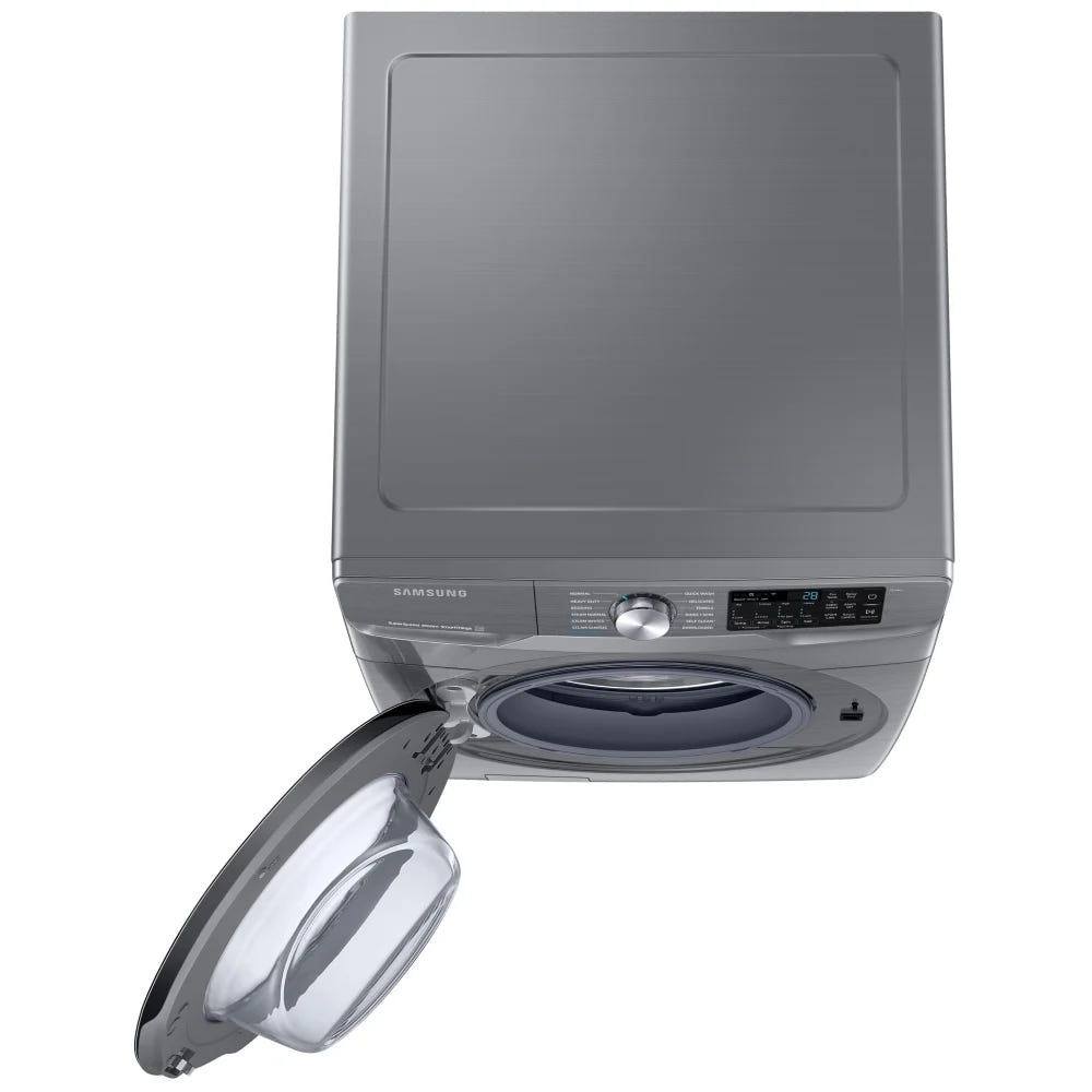 Samsung WF45B6300AP - WF45B6300AP/US Front Load Washer, ENERGY STAR Certified, 5.2 cu. ft. Washer Capacity, 1,200 RPM Washer Spin Speed, 12 Wash Cycles, 5 Temperature Settings, Water Heater, Steam Clean, Wifi Enabled, Grey colour