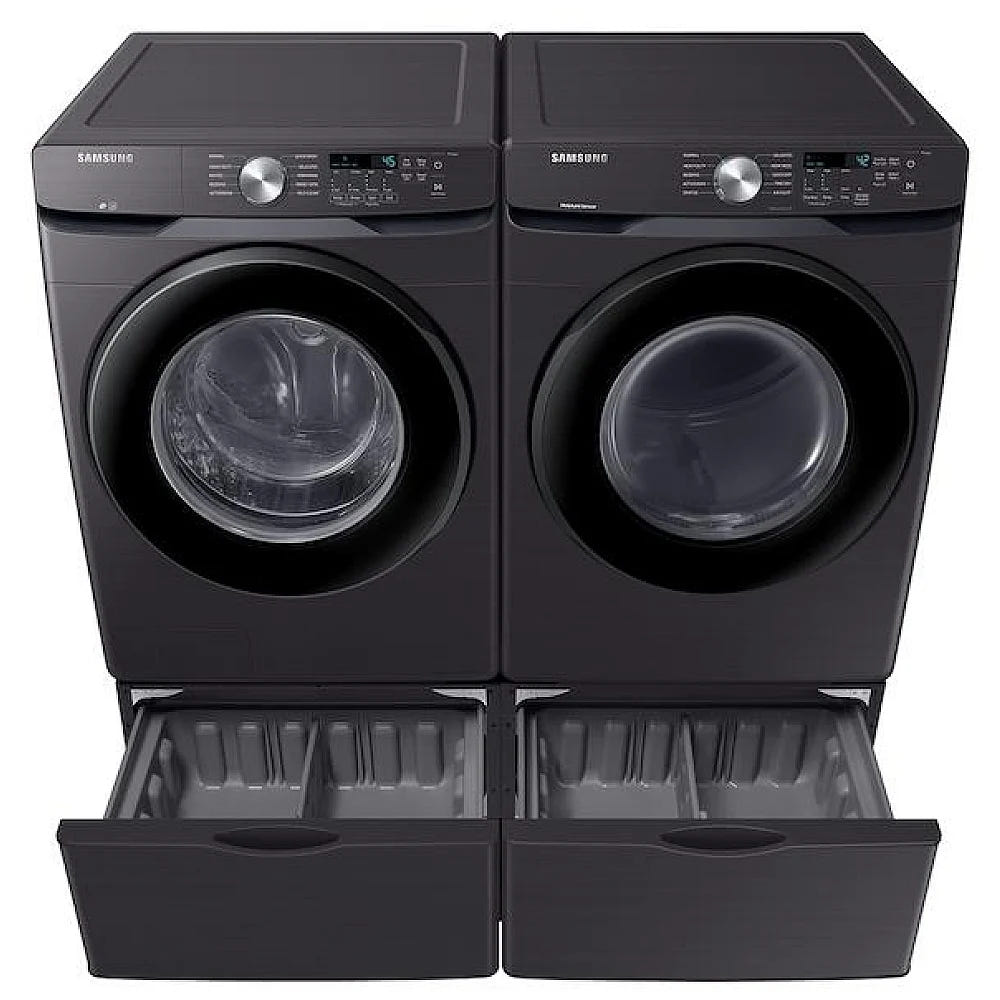 Samsung WF45T6000AV - WF45T6000AV/A5 Front Load Washer, ENERGY STAR Certified, 5.2 cu. ft. Washer Capacity, 1,200 RPM Washer Spin Speed, 10 Wash Cycles, 5 Temperature Settings, Black Stainless Steel colour