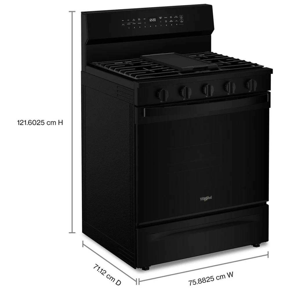 Whirlpool WFGS7530RB Gas Ranges