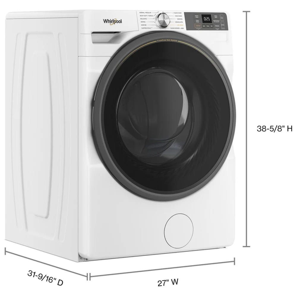 Whirlpool WFW5720RW Front Load Washer