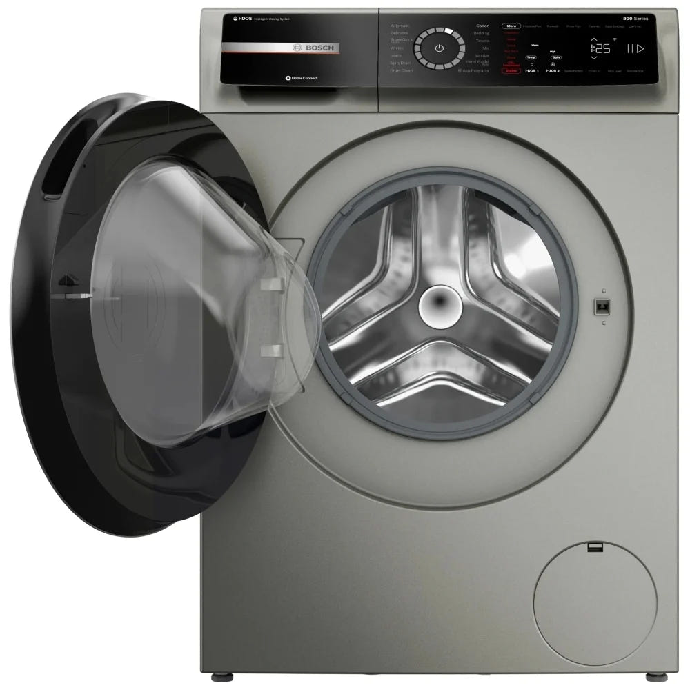 800 Series, Compact Washer, Front load washer, Silver inox WGB246AXUC