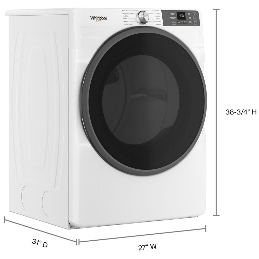 Whirlpool WGD5720RW Gas Dryer