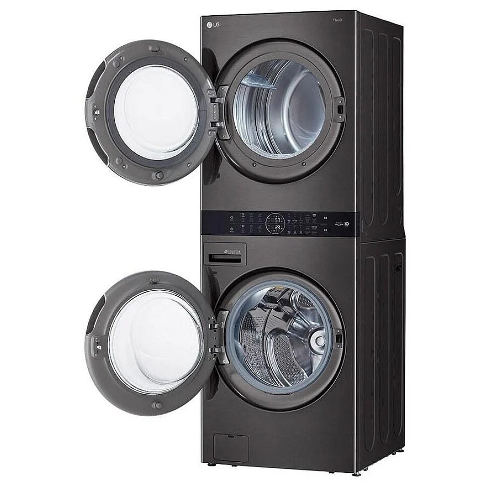 Single Unit Front Load LG WashTower™ with Centre Control™ 5.2 cu. ft. Washer and 7.4 cu. ft. Electric Dryer WKEX200HBA