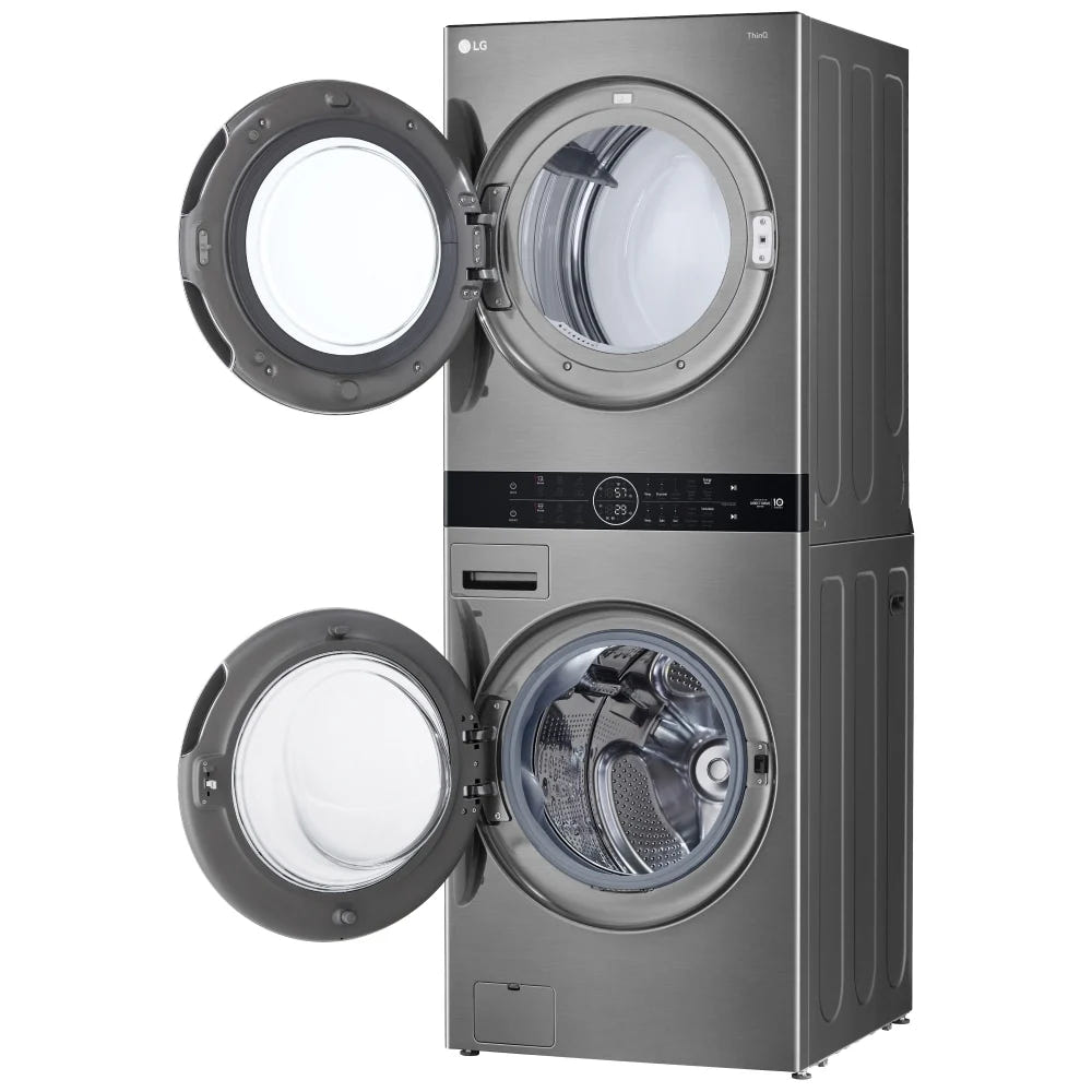 Single Unit Front Load LG WashTower™ with Centre Control™ 5.2 cu. ft. Washer and 7.4 cu. ft. Electric Dryer WKEX200HVA