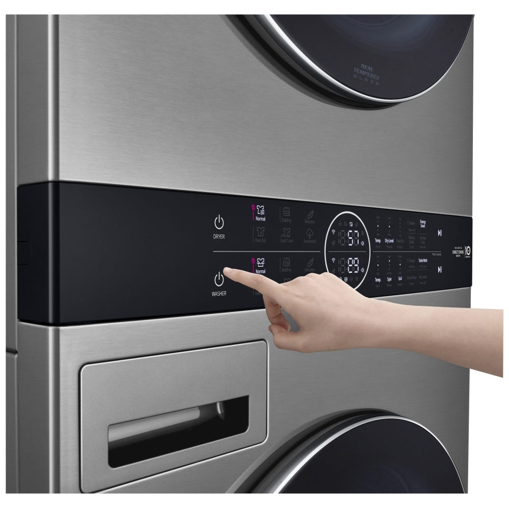 Single Unit Front Load LG WashTower™ with Centre Control™ 5.2 cu. ft. Washer and 7.4 cu. ft. Electric Dryer WKEX200HVA