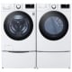 LG Washer WM3600HWA & Electric Dryer DLE3600W & Stacking Kit KSTK4