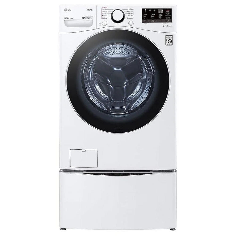 LG 7.4 cu.ft. Ultra Large Capacity Front Load Electric Dryer DLE3600W angle view